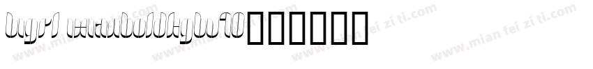 Bigrl ixianBoldkGBV10字体转换